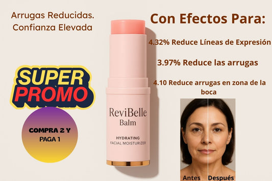 Renueva tu piel. Redefine tu tiempo, ReviBelle Balm 1+1 GRATIS